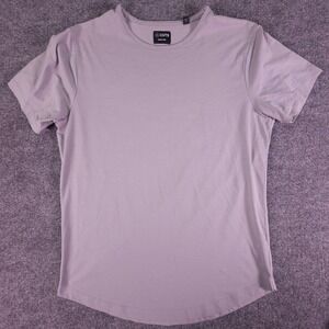 Cuts Clothing Shirt Mens XL Gray Short Sleeve Curve Hem Pyca Pro